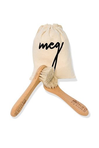 Meg Dry Brush Selülit Giderici Yüz İçin Saplı Sapsız At Kılı Fırçası