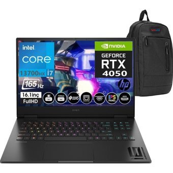 HP Omen 16 WF0031NT 7Q7Y1EAW24 Harici GeForce RTX 4050 Intel Core i7 13700HX 32 GB DDR5 Ram 2 TB SSD 16.1 inç Full HD Windows 11 Pro Oyuncu Laptop + WeblegelsinÇanta