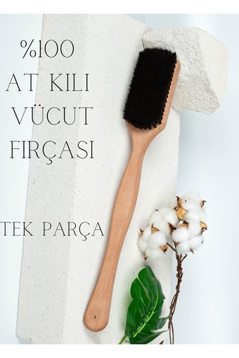 Efsoon Organics Selülit Giderici Saplı At Kılı Fırçası