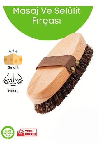 Seçkin Selülit Giderici Sapsız At Kılı Fırçası