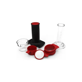 Cafflano Kompresso Kapsülsüz Taşınabilir Mini Manuel Espresso Makinesi Siyah