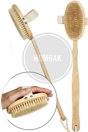 Hombak Selülit Giderici Saplı At Kılı Fırçası