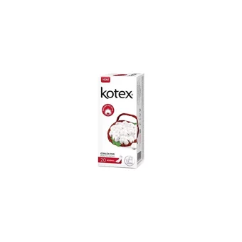 Kotex Pamuksu Üst Yüzey Organik 20'li Normal Günlük Ped