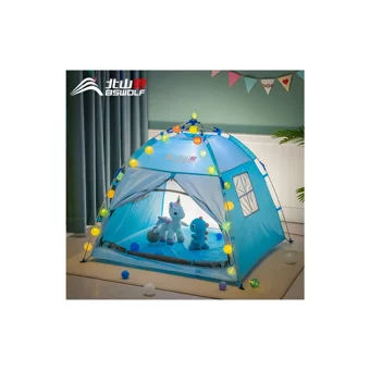 Bswolf 241 Yuvarlak Unisex Oyun Çadırı Mavi