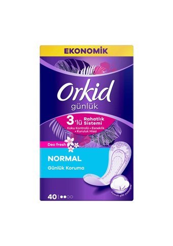 Orkid Deofresh Eko Korumalı Organik 40'lı Normal Günlük Ped