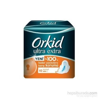 Orkid Ultra Extra Organik 10'lu Normal Günlük Ped
