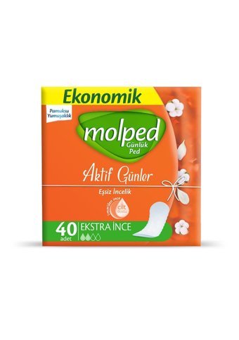 Molped Aktif Günler Organik 40'lı Normal Günlük Ped