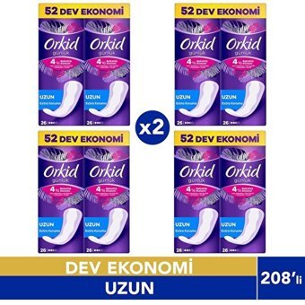 Orkid Organik 208'li Uzun Günlük Ped