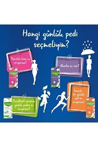 Molped İlk Son Gün Organik 16 Adet 24'lü Normal Günlük Ped