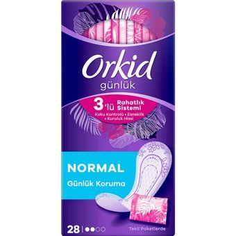 Orkid Organik 28'li Normal Günlük Ped