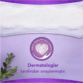 Orkid 3'Lü Rahatlık Sistemi Organik 2 Adet 80'li Normal Günlük Ped