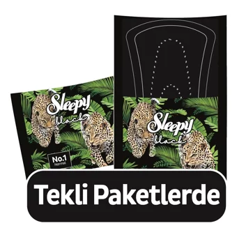 Sleepy Black Premium Plus Organik 768'li Uzun Günlük Ped