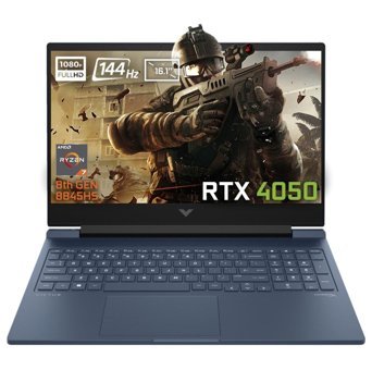 HP Victus 16 S1023NT 9Z795EA Harici GeForce RTX 4050 AMD Ryzen 7 7735HS 16 GB DDR5 Ram 1 TB SSD 16.1 inç Full HD FreeDos Oyuncu Laptop