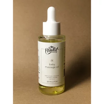 By Violet Papatya&Aynı Sefa Bademli Bebek Masaj Yağı 50 ml