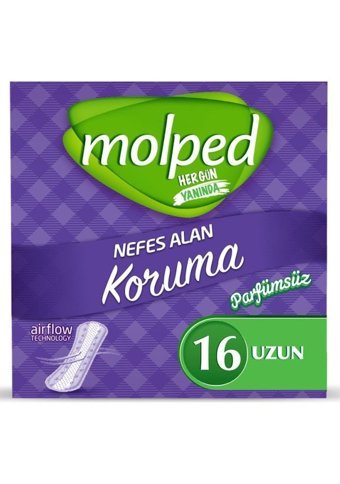 Molped Nefes Alan Koruma Organik 16'lı Normal Günlük Ped