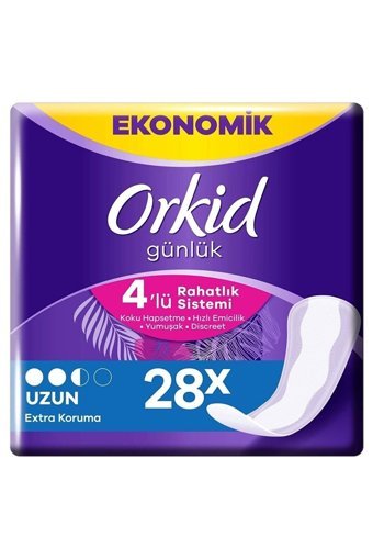 Orkid Organik 6'lı Uzun Günlük Ped