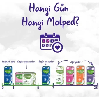 Molped İlk Son Gün Organik 24'lü Uzun Günlük Ped