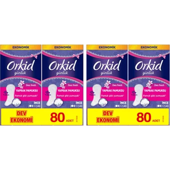 Orkid Deo Fresh Organik 160'lı Normal Günlük Ped