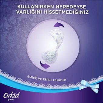 Orkid Deo Fresh Organik 160'lı Normal Günlük Ped