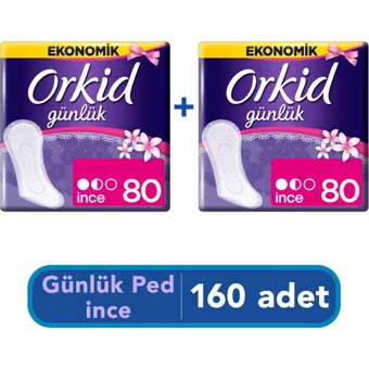 Orkid Deo Fresh Organik 160'lı Normal Günlük Ped