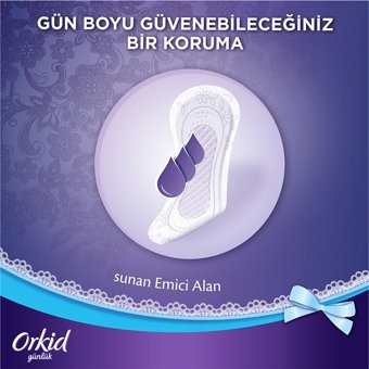 Orkid Deo Fresh Organik 160'lı Normal Günlük Ped