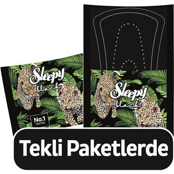 Sleepy Black Premium Plus Organik 4 Adet 320'li Uzun Günlük Ped