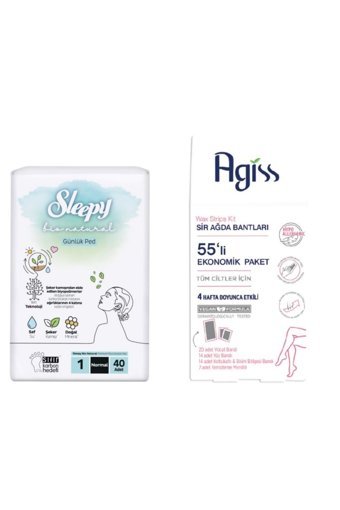 Sleepy Bio Naturel Organik 40'lı Normal Günlük Ped