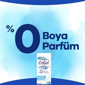 Orkid Extra Koruma Organik 20'li Normal Günlük Ped