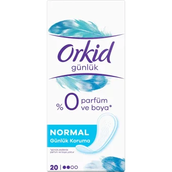 Orkid Extra Koruma Organik 20'li Normal Günlük Ped