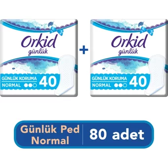 Orkid Organik 80'lı Normal Günlük Ped