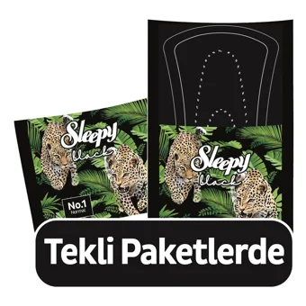Sleepy Black Premium Plus Organik 32'li Uzun Günlük Ped