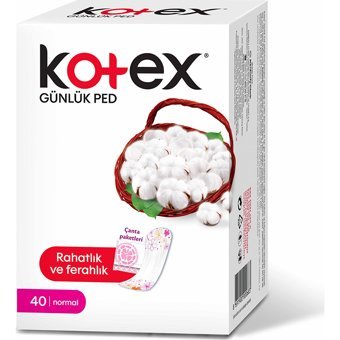 Kotex Anyday Organik 40'lı Normal Günlük Ped