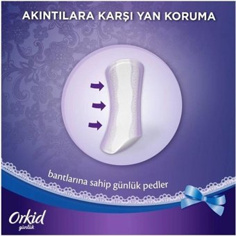 Orkid Exstra Koruma Organik 208'li Uzun Günlük Ped