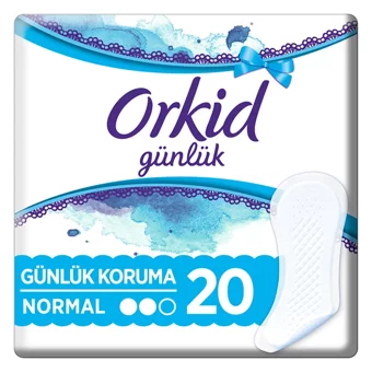 Orkid Essentials Organik 20'li Normal Günlük Ped