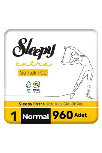 Sleepy Extra Organik 24 Adet 24'lü Normal Günlük Ped