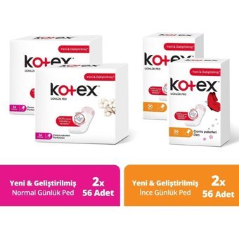 Kotex Organik 2 Adet 65'li Normal Günlük Ped