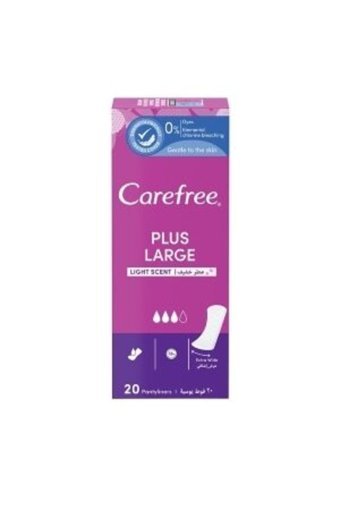 Carefree Plus Large Organik 20'li Normal Günlük Ped