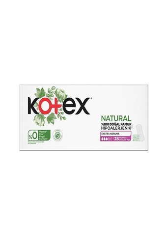 Kotex Natural Organik 6 Adet 28'li Normal Günlük Ped