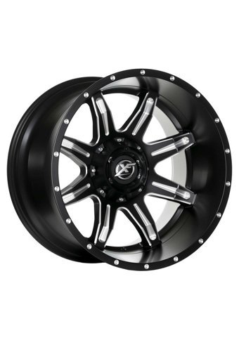 Emr 215-01 Matt Black - Milling 20 inç 8 Kol Alaşımlı Jant 4 Adet