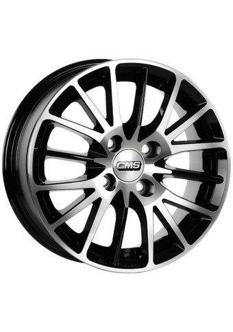 Cms 456-02 Diamond Black Gloss 14 inç 16 Kol Alaşımlı Jant 4 Adet