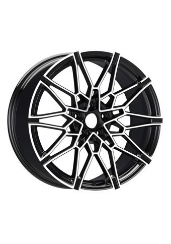 Emr A339-01 Black Diamond 19 inç 10 Kol Alaşımlı Jant 4 Adet