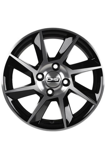 Cms 831-01 Diamond Black Gloss 14 inç 8 Kol Alaşımlı Jant 4 Adet