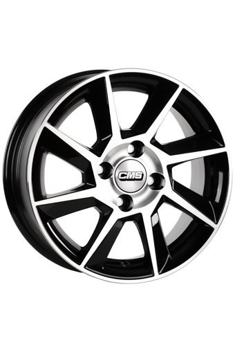 Cms 831-01 Diamond Black Gloss 14 inç 8 Kol Alaşımlı Jant 4 Adet