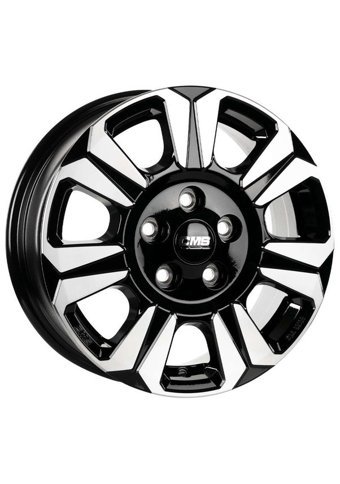 Cms 1239-06 Diamond Black Gloss 16 inç 7 Kol Alaşımlı Jant 4 Adet