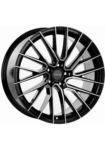 Arceo Asw02-16 Black Diamond 19 inç 20 Kol Alaşımlı Jant 4 Adet