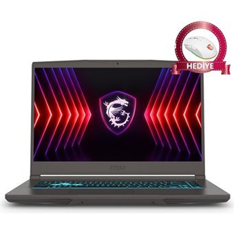 MSI Thin 15 B12VE-1626XTRM29 Harici GeForce RTX 4050 Intel Core i5 12450H 16 GB Ram 512 GB SSD 15.6 inç Full HD Windows 10 Pro Oyuncu Laptop