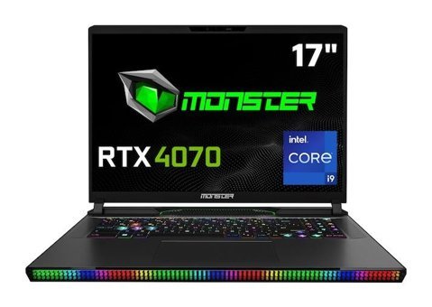Monster Semruk 7 V9.2.1 Harici GeForce RTX 4070 Intel Core i9 13950HX 32 GB Ram 1 TB SSD 17 inç Full HD Windows 11 Home Oyuncu Laptop