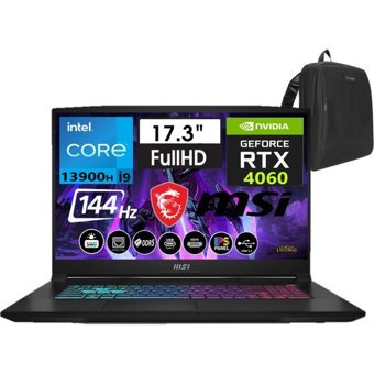 MSI Katana 17 B13VFK-1018TRW26 Harici GeForce RTX 4060 Intel Core i9 13900H 32 GB DDR5 Ram 1 TB SSD 17.3 inç Full HD Windows 11 Home Oyuncu Laptop + WeblegelsinÇanta