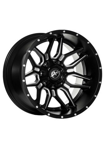 Emr 222-01 Matt Black - Milling 20 inç 7 Kol Alaşımlı Jant 4 Adet