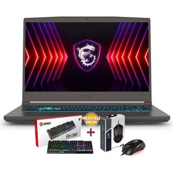 MSI Thin 15 B12VE-1626XTRM31 Harici GeForce RTX 4050 Intel Core i5 12450H 64 GB Ram 512 GB SSD 15.6 inç Full HD Windows 10 Pro Oyuncu Laptop
